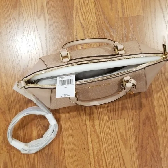 💕MICHAEL KORS💕 Ciara Large Leather Satchel Bag - Picture 8 of 8